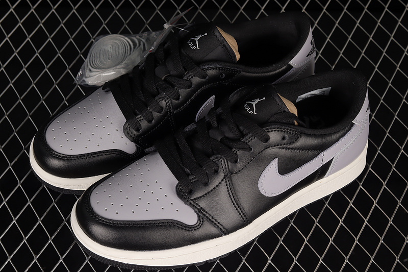 Air Jordan 1 Low Golf Shadow Black/Sail/Medium Grey 21