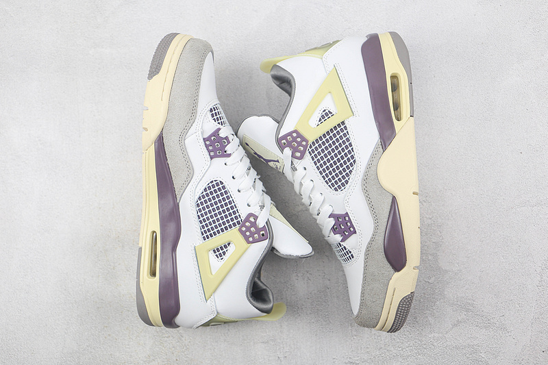 A Ma Maniere X Air Jordan 4 Infrared White/Grey/Purple 5