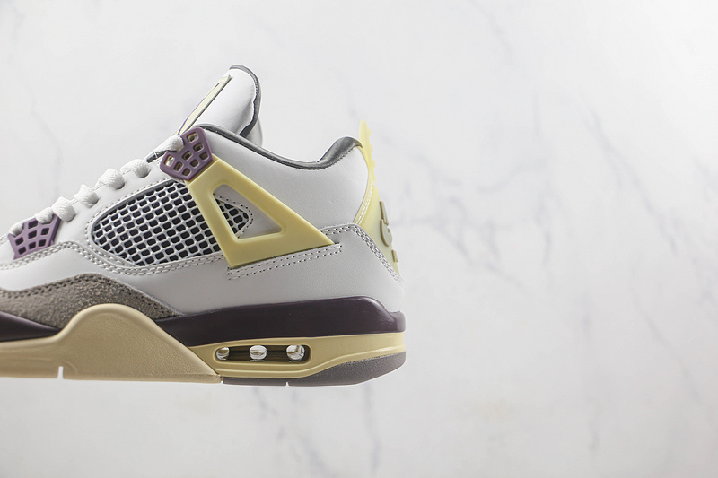 A Ma Maniere X Air Jordan 4 Infrared White/Grey/Purple 7