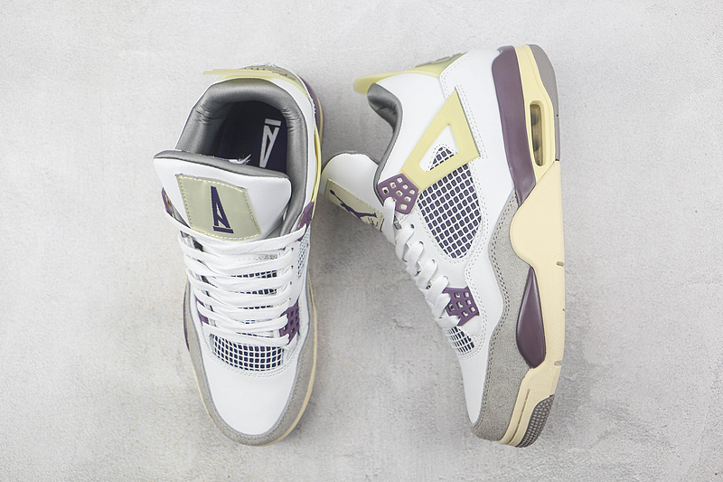 A Ma Maniere X Air Jordan 4 Infrared White/Grey/Purple 15