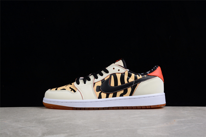 Air Jordan 1 Low Og Chinese New Year White/Black/Orange 29