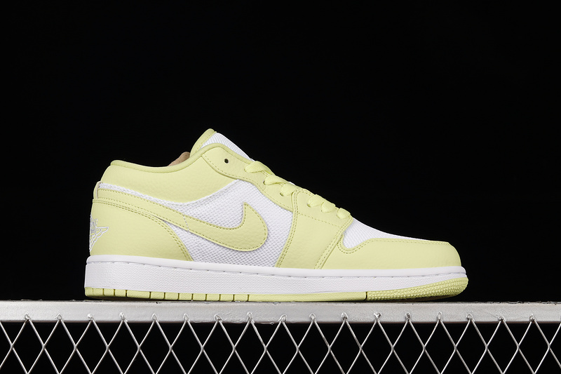 Air Jordan 1 Low Summit White/Limelight/Summit White 11