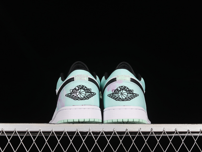 Air Jordan 1 Low Se Tie-Dye White/Mint Foam/Black 29