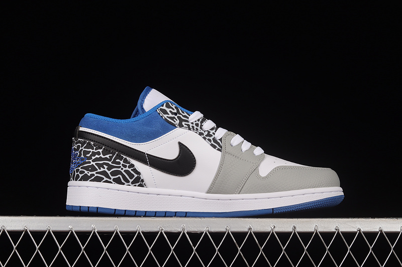 Air Jordan 1 Low Se True Blue/White/Grey/Black 11