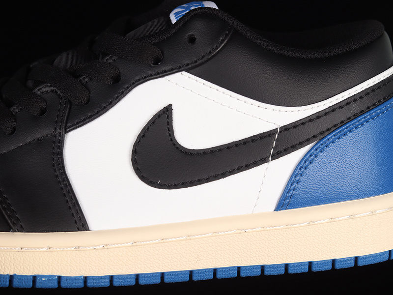 Air Jordan 1 Low White/Black/Navy Blue 13