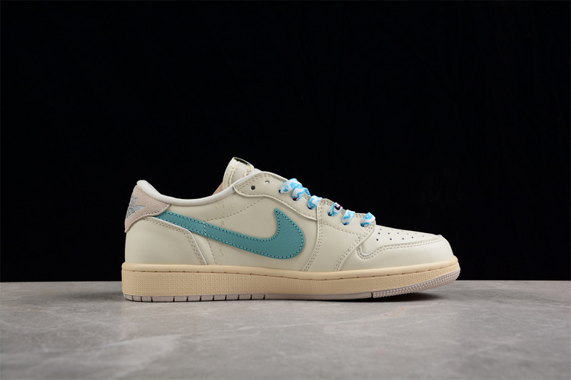 Air Jordan 1 Low Og Sp Bgreen Toe White/Blue 21