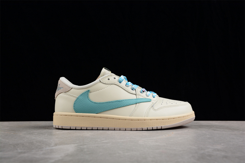 Air Jordan 1 Low Og Sp Bgreen Toe White/Blue 23