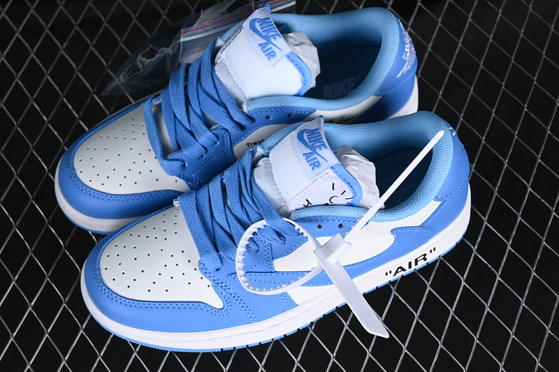 Travis Scott Air Jordan 1 Low Og White/Blue 13