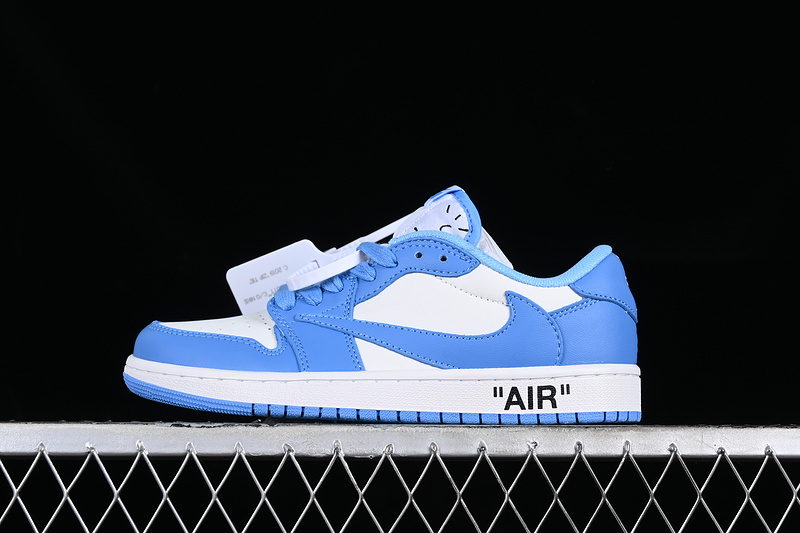 Travis Scott Air Jordan 1 Low Og White/Blue 25