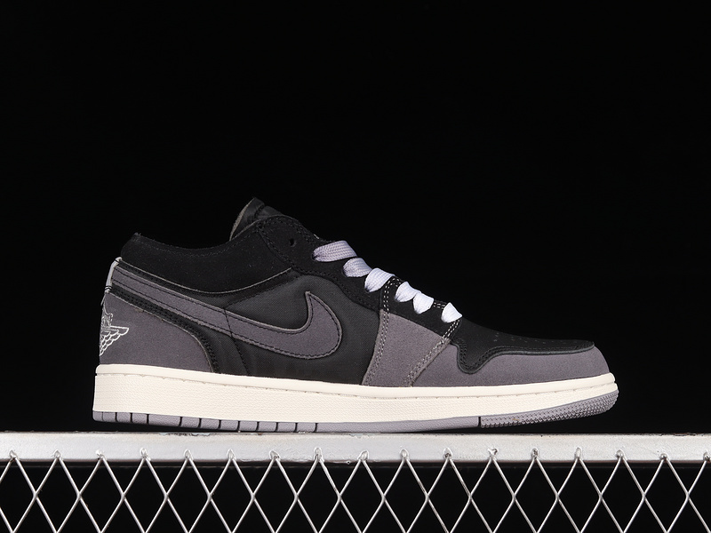 Air Jordan 1 Low Se Craft Inside Out Black/Light Graphite/Sail/Cement Grey 13