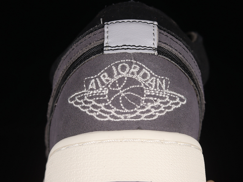 Air Jordan 1 Low Se Craft Inside Out Black/Light Graphite/Sail/Cement Grey 15