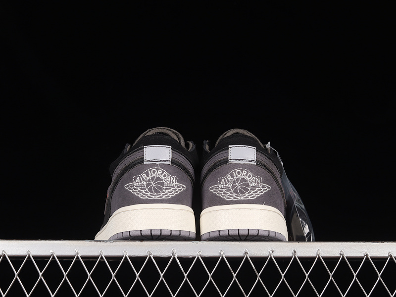 Air Jordan 1 Low Se Craft Inside Out Black/Light Graphite/Sail/Cement Grey 21