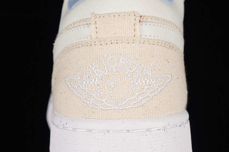 Air Jordan 1 Low Sail Canvas Iris Whisper/Sail/Worn Blue 19