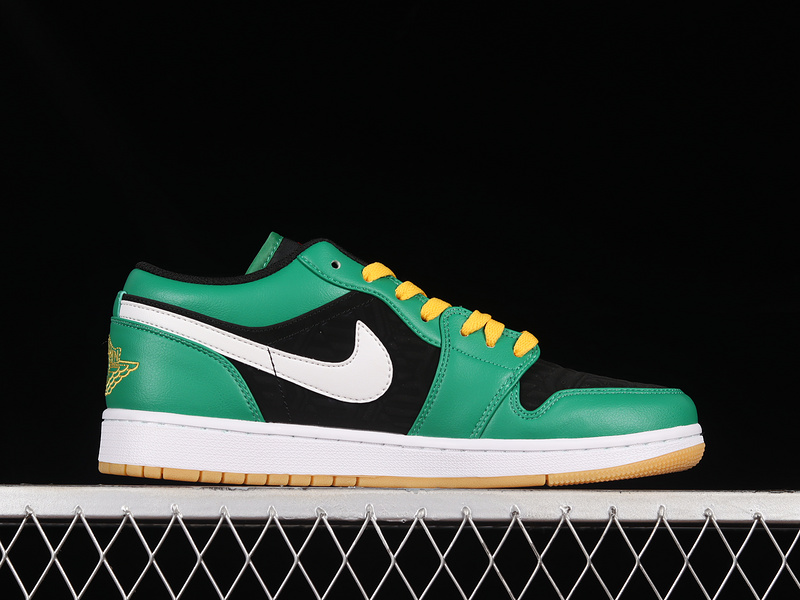 Air Jordan 1 Low Se Christmas Malachite/Black/Taxi/Fire Red 17