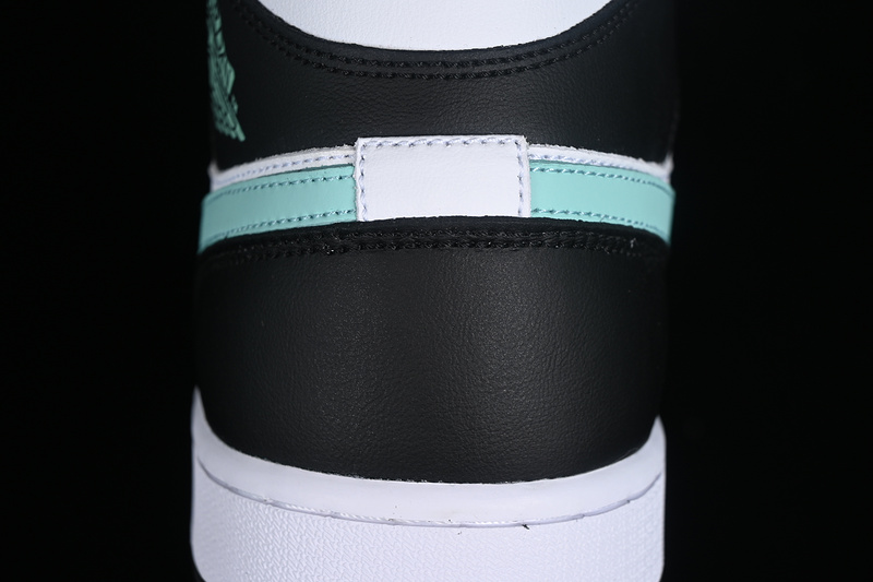 Air Jordan 1 Mid White/Black/Green 27