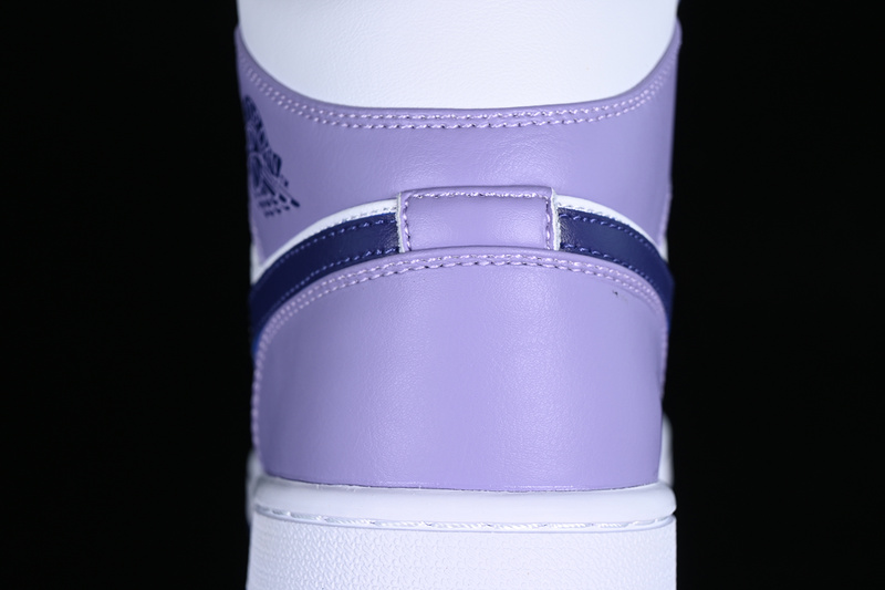 Air Jordan 1 Mid White/Purple/Blue 15