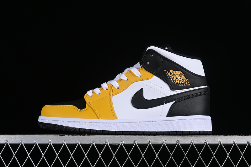 Air Jordan 1 Mid Yellow Ochre/Black/White/Yellow Ochre 11