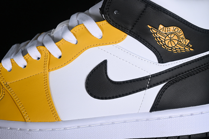 Air Jordan 1 Mid Yellow Ochre/Black/White/Yellow Ochre 19