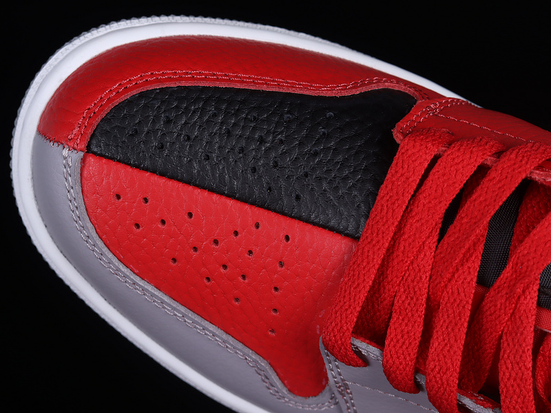 Air Jordan 1 Low Se Split Gym Red/Cement Grey/Black/White 9