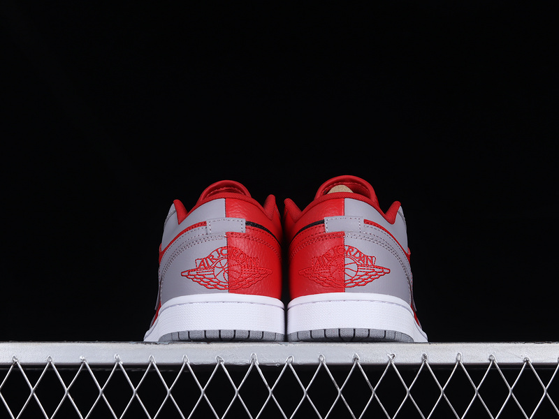 Air Jordan 1 Low Se Split Gym Red/Cement Grey/Black/White 15