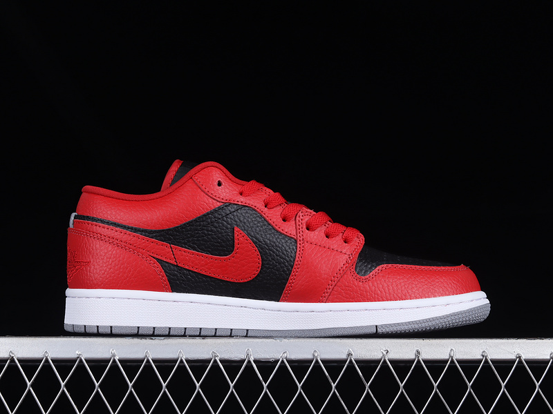 Air Jordan 1 Low Se Split Gym Red/Cement Grey/Black/White 19