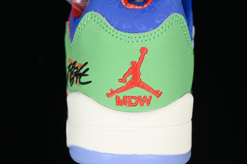 Air Jordan 5 Low Doernbecher Green/Orange/White/Blue 15