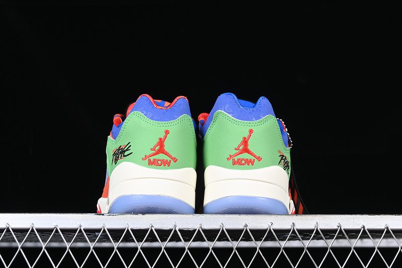 Air Jordan 5 Low Doernbecher Green/Orange/White/Blue 29