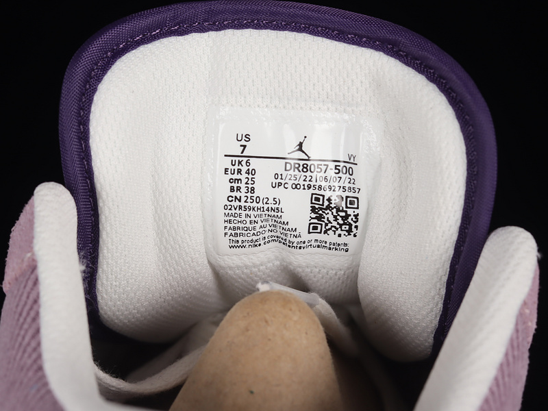 Air Jordan 1 Low Unity Purple Smoke/Sail-Purple 3