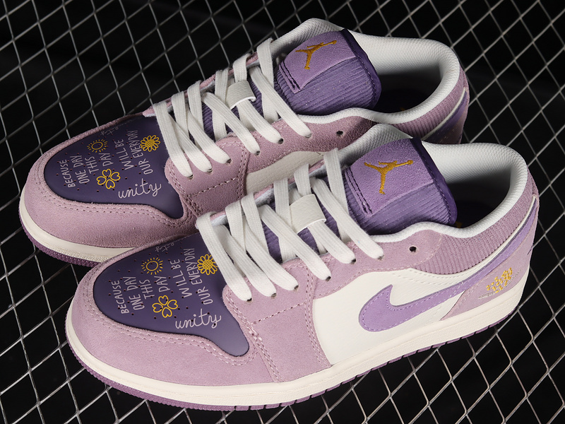 Air Jordan 1 Low Unity Purple Smoke/Sail-Purple 23