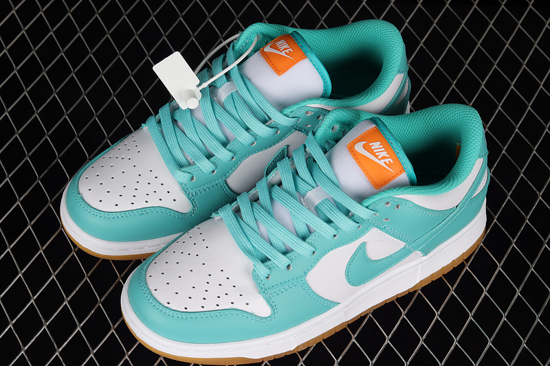 Sb Dunk Low Teal Zeal Turquoise/White/Orange 7