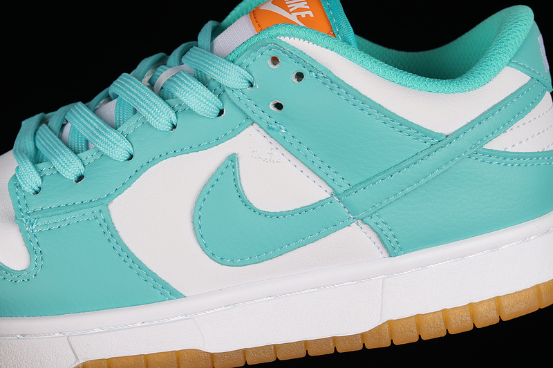 Sb Dunk Low Teal Zeal Turquoise/White/Orange 19