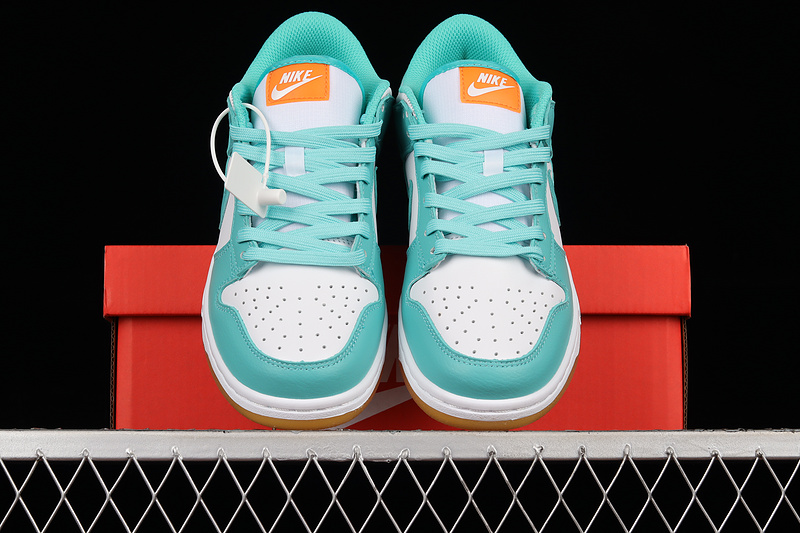 Sb Dunk Low Teal Zeal Turquoise/White/Orange 25