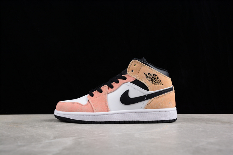 Air Jordan 1 Low Desert Berry Black/White/Orange 19