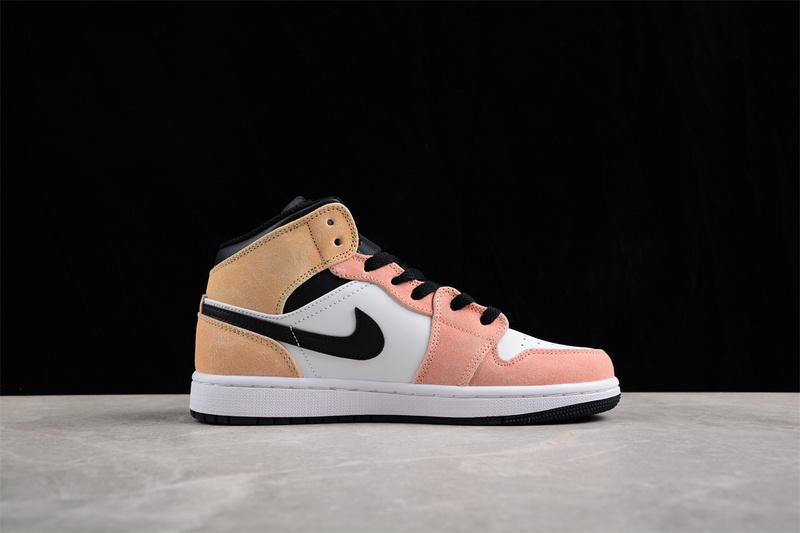 Air Jordan 1 Low Desert Berry Black/White/Orange 25