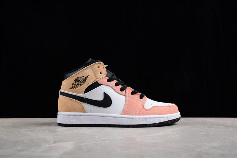 Air Jordan 1 Low Desert Berry Black/White/Orange 27