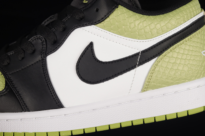 Air Jordan 1 Low Vivid Green/Vivid Green/Black/White 11