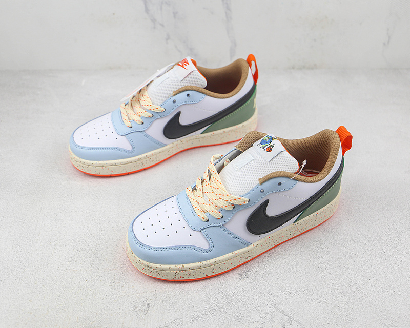 Air Jordan 1 Low Sky Blue/Green/Black 7