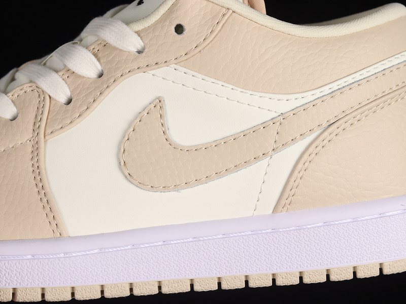 Air Jordan 1 Low Gcel Light Khaki/Beige/White-Red 9