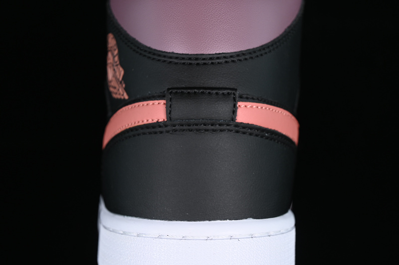 Air Jordan 1 Mid Se Black/Sky J Orange/Sky J Mauve/White 31