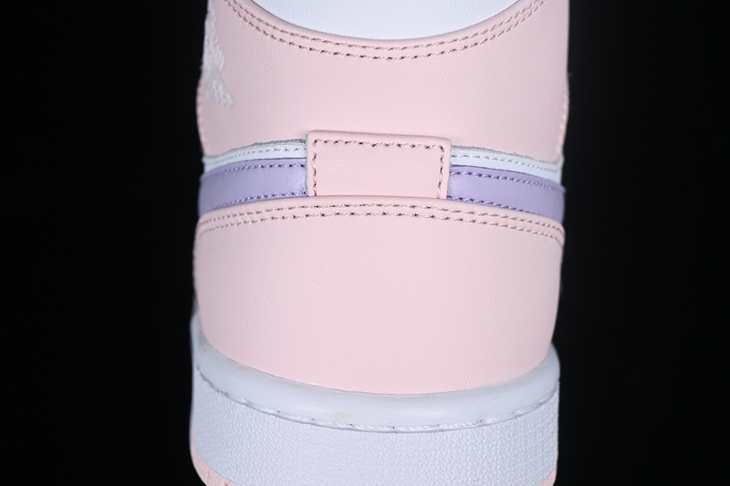 Air Jordan 1 Mid Pink Wash/Violet Frost/White 25