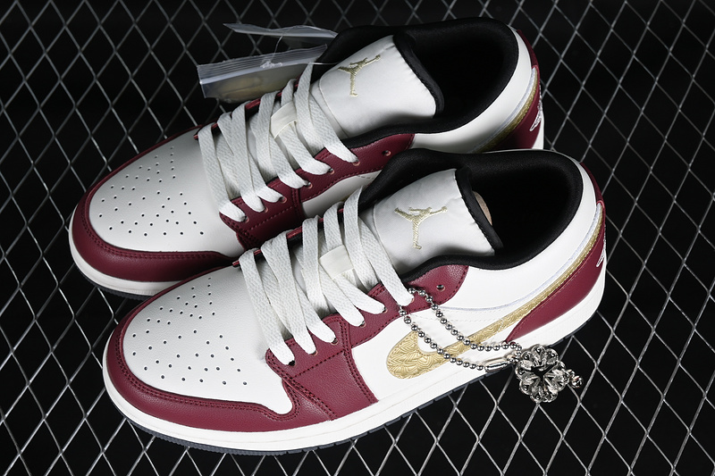 Jordan Spizike Low Year Of The Dragon White/Gold/Red 29