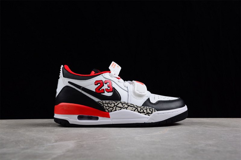 Jordan Legacy 312 Low 23 White/Black/Red 23