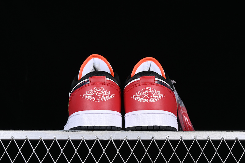 Air Jordan 1 Low Flaming Swoosh White/Red/Black/Orange 15