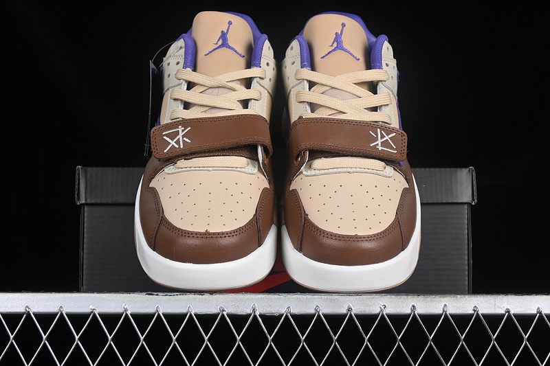 Travis Scott Jordan Cut The Check Grey/Brown/Purple/White 5