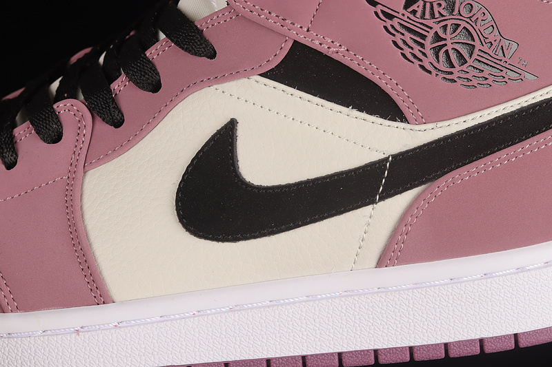 Air Jordan 1 Mid Se White/Berry Pink/Black 29