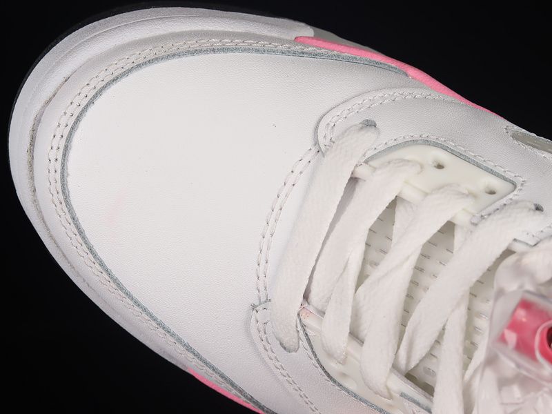 Air Jordan 5 Low Gs Crafted For Her White/Coral Chalk-Desert Berry-Black 13