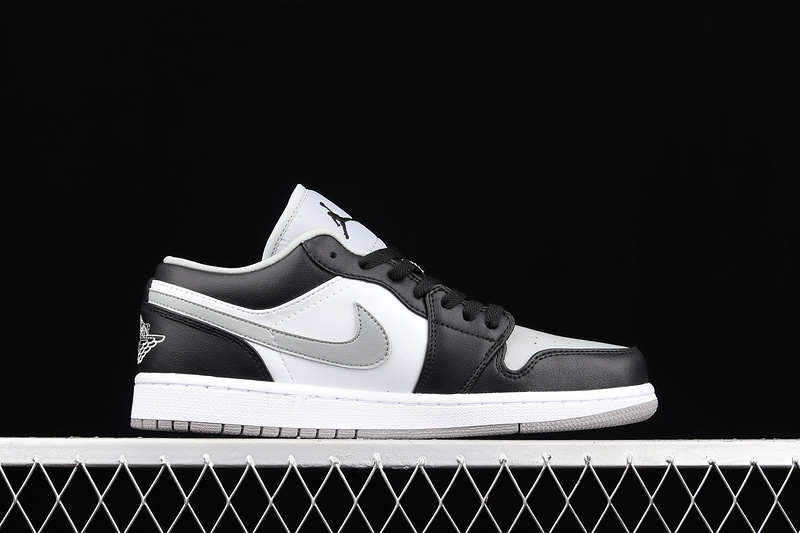 Air Jordan 1 Low Black/Black/Light Smoke Grey/White 25