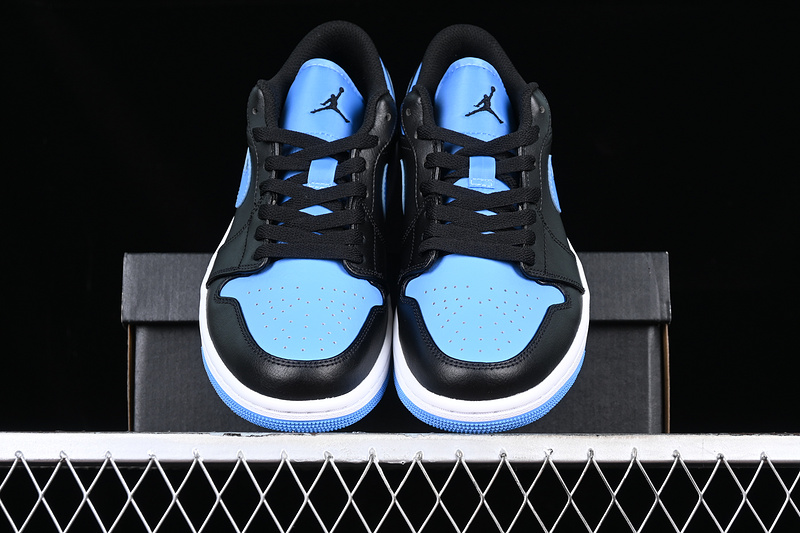 Air Jordan 1 Low Black/Blue 3