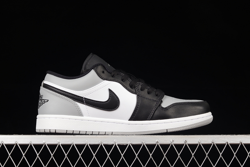 Air Jordan 1 Low Shadow Toe Light Smoke Grey/Black/White 19