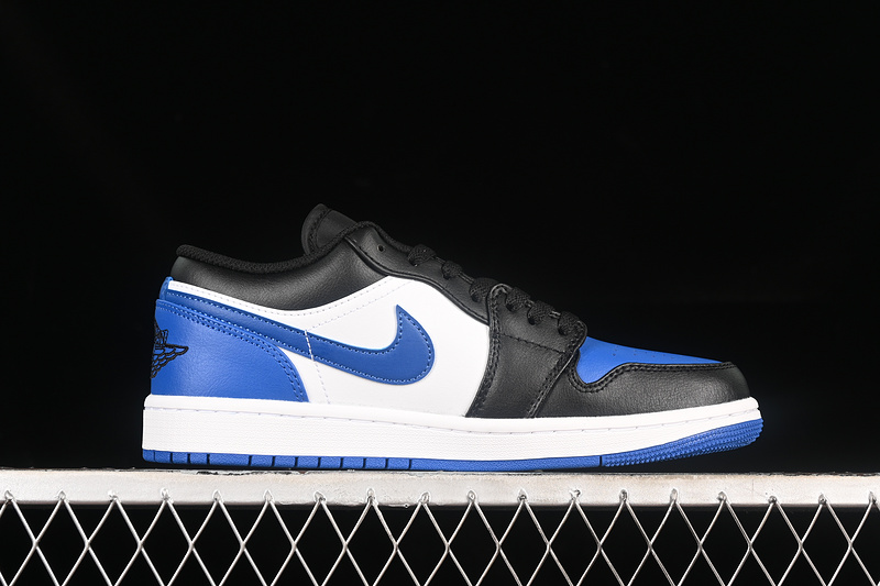 Air Jordan 1 Low Alternate Royal Toe White/Royal Blue/Black 11